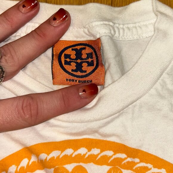 Tory Burch Flower Tee - Picture 2 of 3